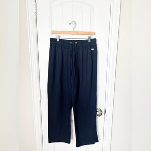 Oleg Cassini Sport Casual Navy Drawstring Pants Size 1X